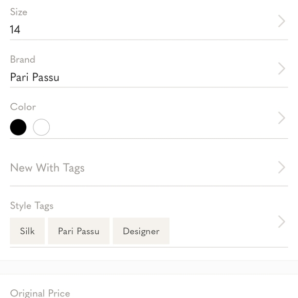 NWOT Pari Passu Silk Button Up Blouse - Picture 7 of 7